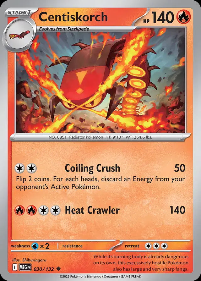 Mega Evolution Centiskorch #030/132